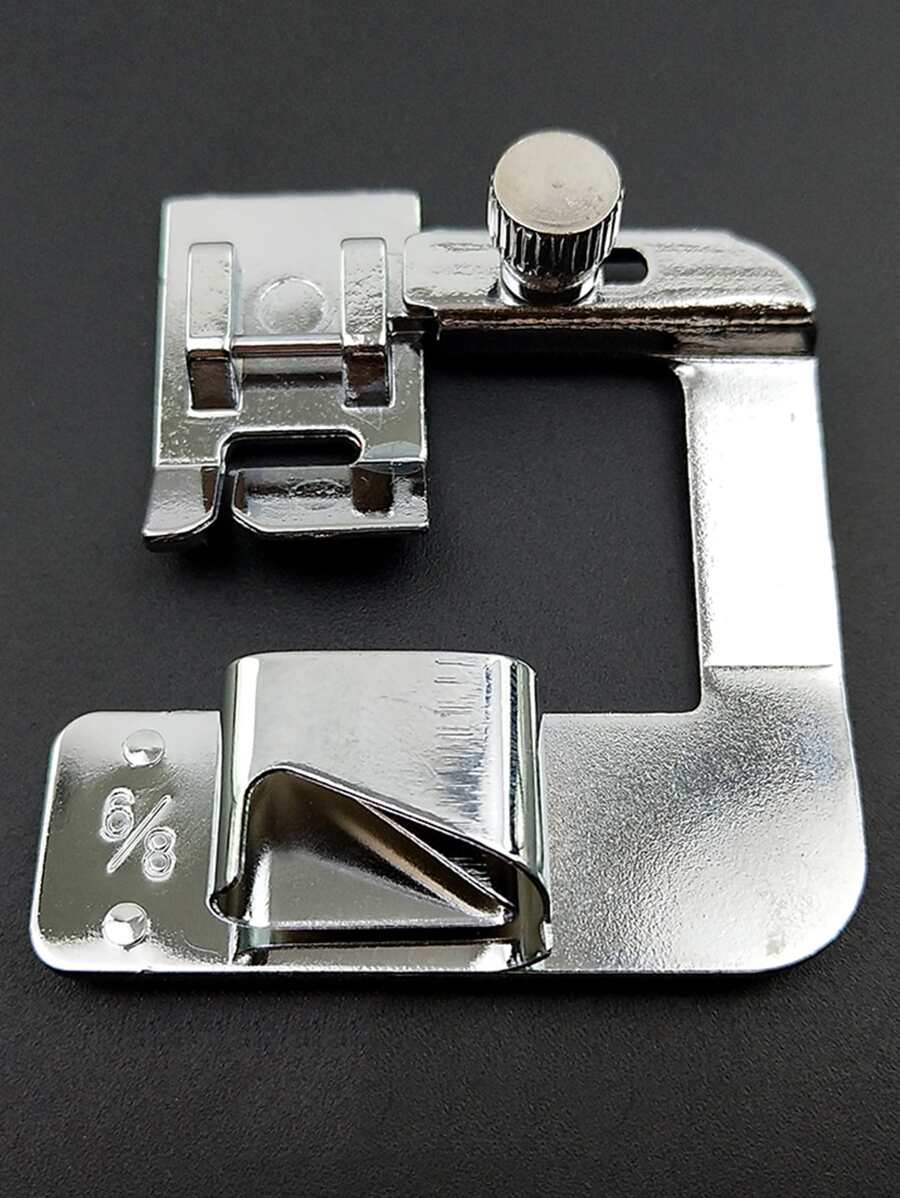 1 pieza Prensatelas para dobladillo de máquina de coser de aleación - Plateado - Ver 1