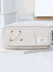 1入組多層筆袋 - 白色 - 查看 1