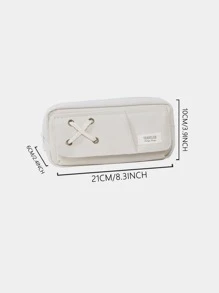 1入組多層筆袋 - 白色 - 查看 3