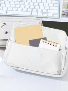 1入組多層筆袋 - 白色 - 查看 5