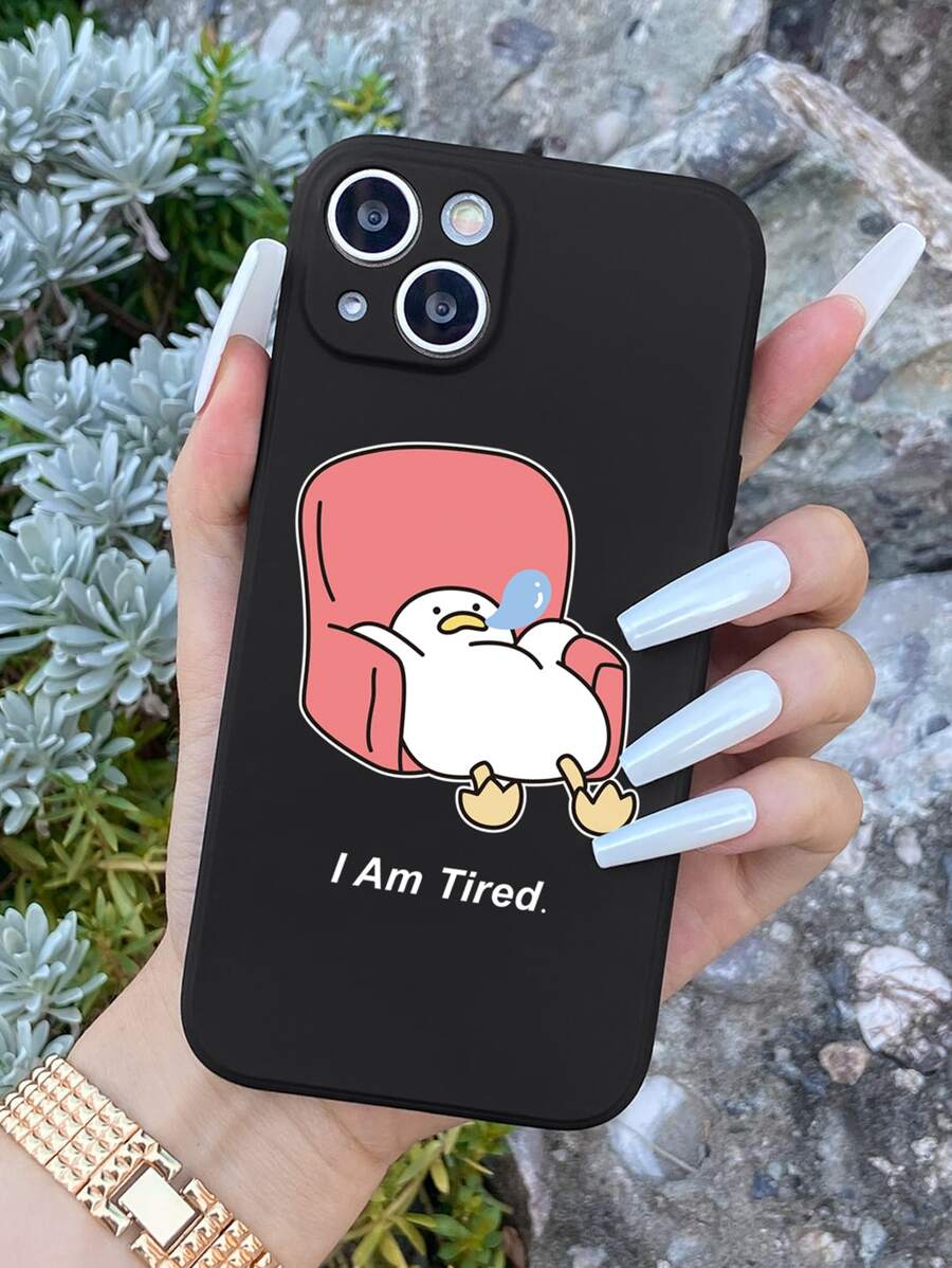 Ốp điện thoại in hình chú vịt hoạt hình dễ thương, ngộ nghĩnh, phiên bản quốc tế, không phải phiên bản nội địa. - Nhiều màu - Xem 1