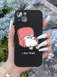 Ốp điện thoại in hình chú vịt hoạt hình dễ thương, ngộ nghĩnh, phiên bản quốc tế, không phải phiên bản nội địa. - Nhiều màu - Xem 2