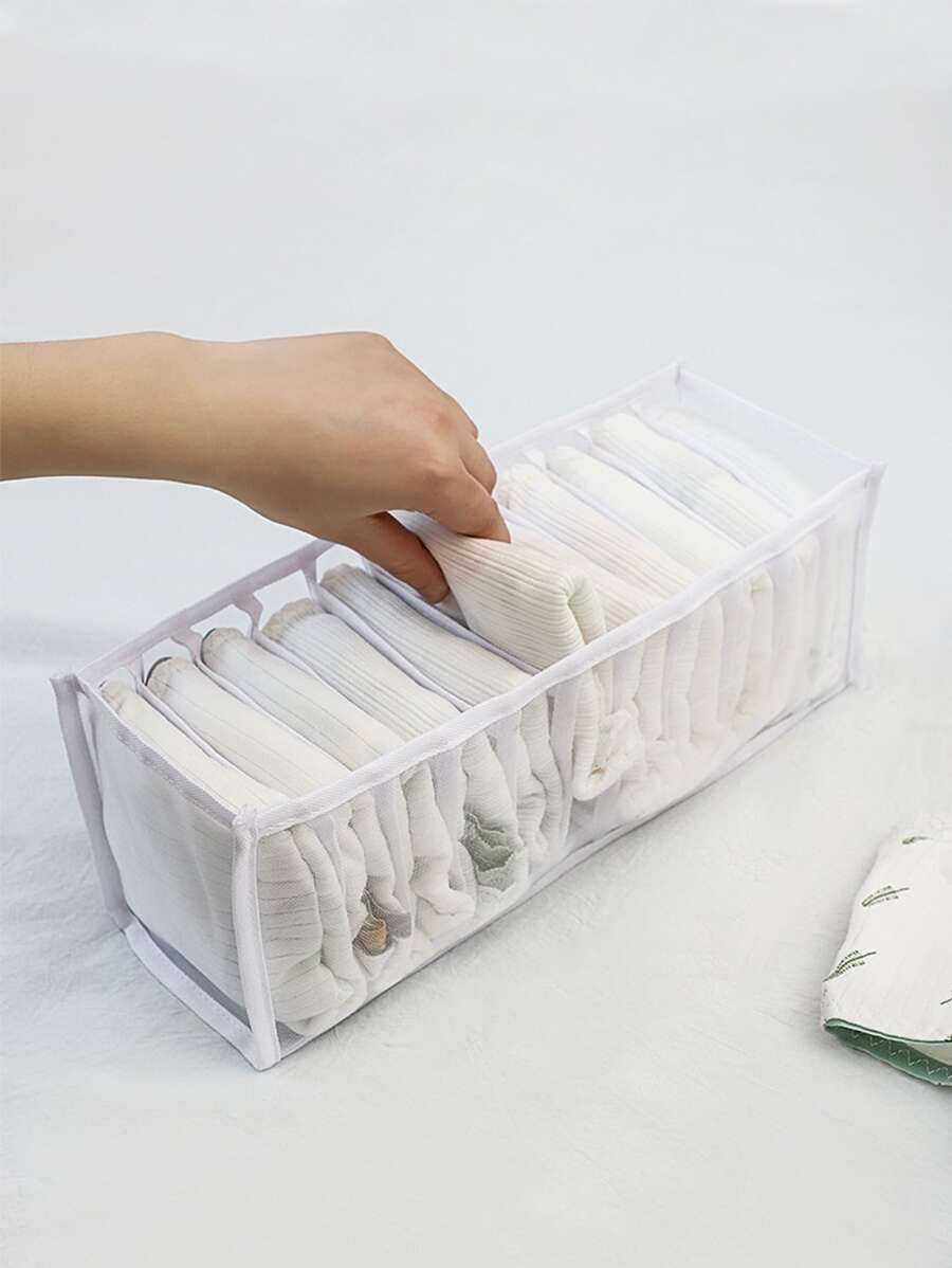 1 hộp đựng đồ lót 11 ngăn - trắng - Xem 1