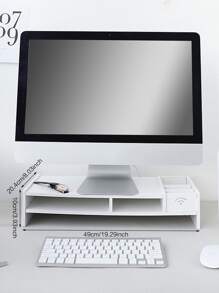 Giá đỡ bút đa năng 1 cái - trắng - Xem 2