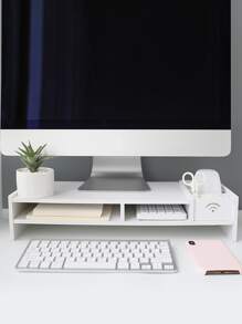 Giá đỡ bút đa năng 1 cái - trắng - Xem 3