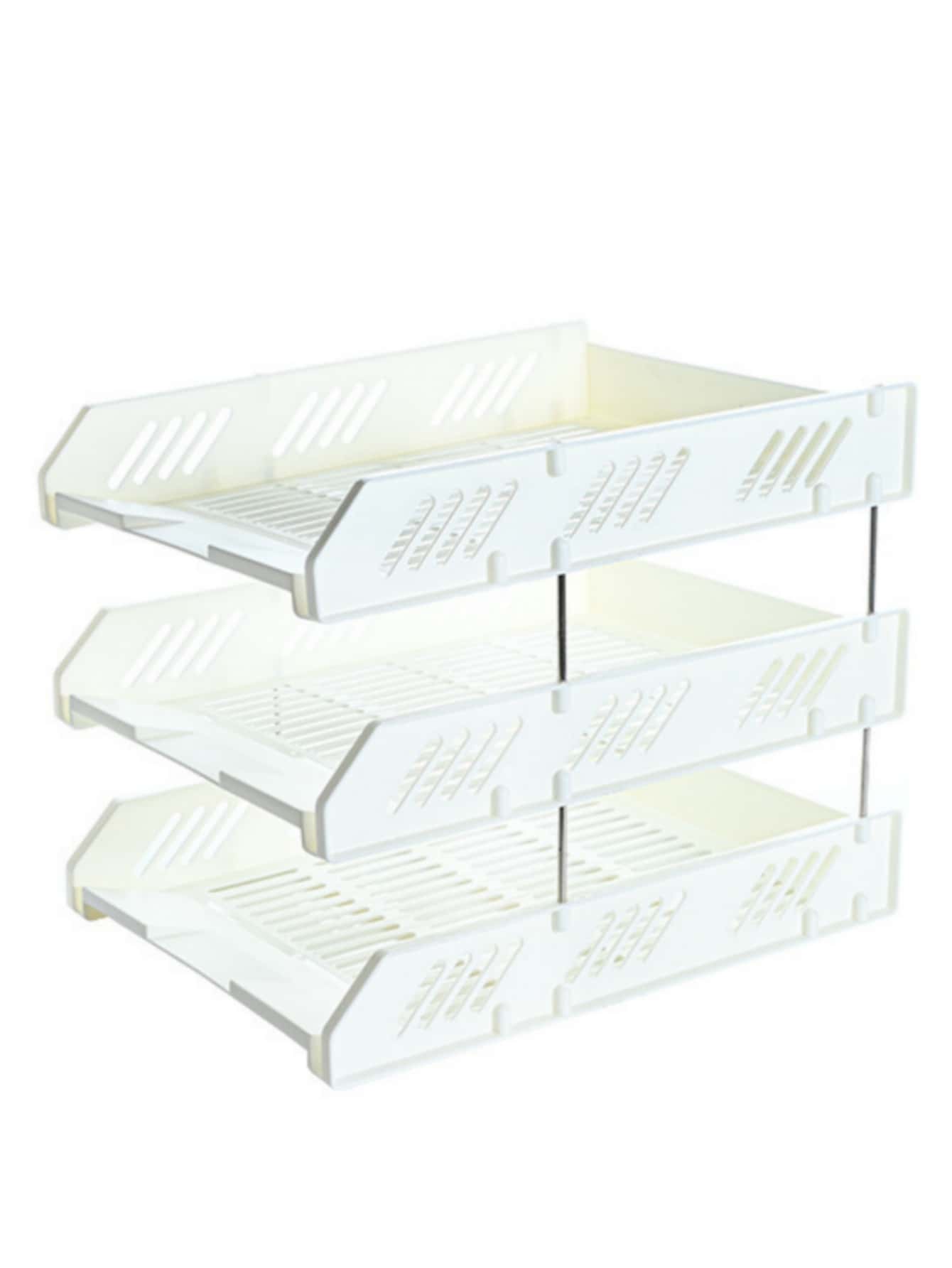 1pc 3 Layers File Tray | SHEIN USA
