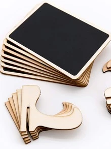 10 張黑板式桌位卡、座位卡、方向卡 - 彩色 - 查看 3