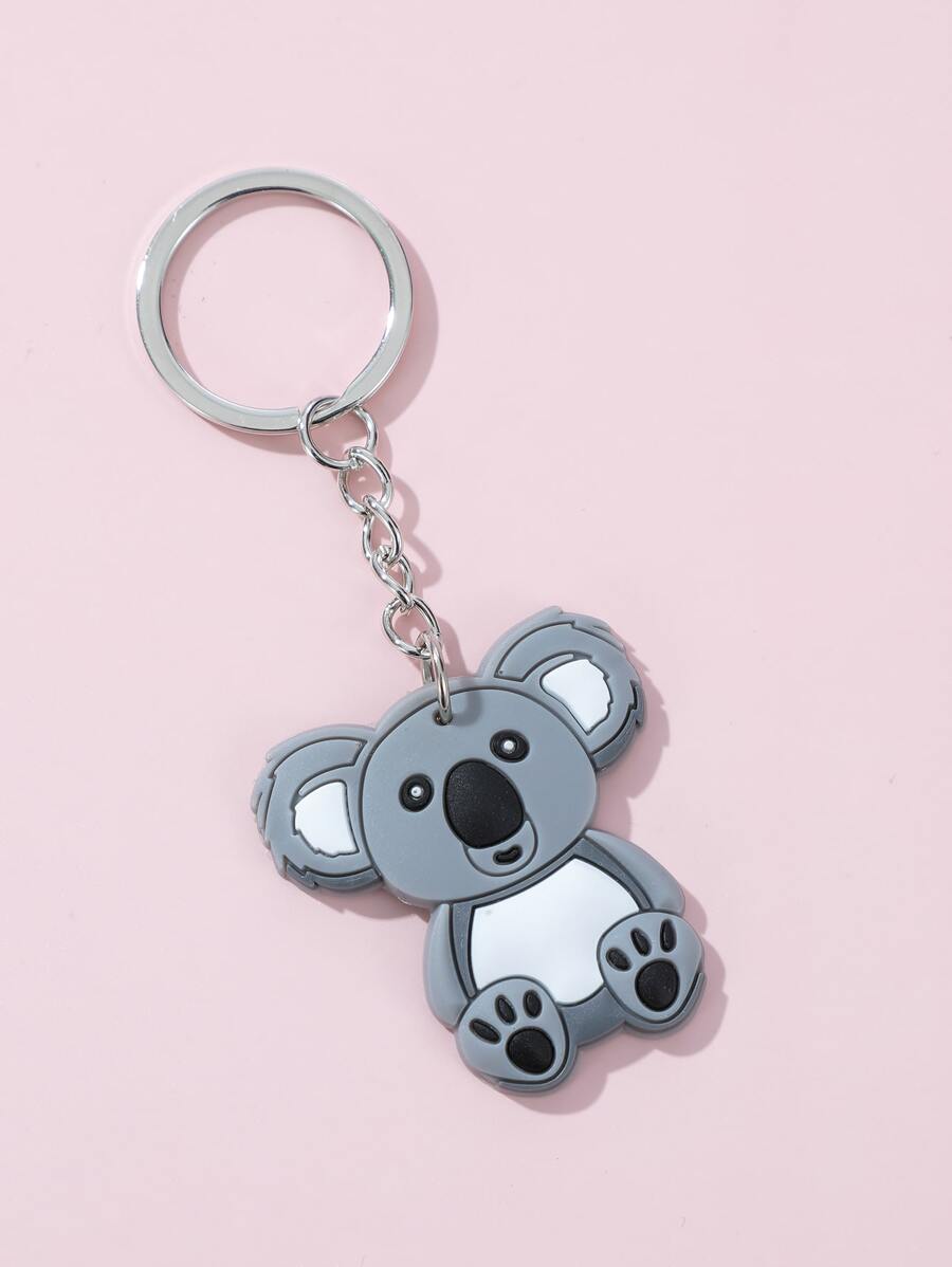 Cute Teddy Bear Keychain Hanging Pendant - Multicolor - View 1