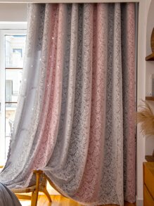 Rèm đơn thêu hoa hai lớp - Nhiều màu - Xem 6