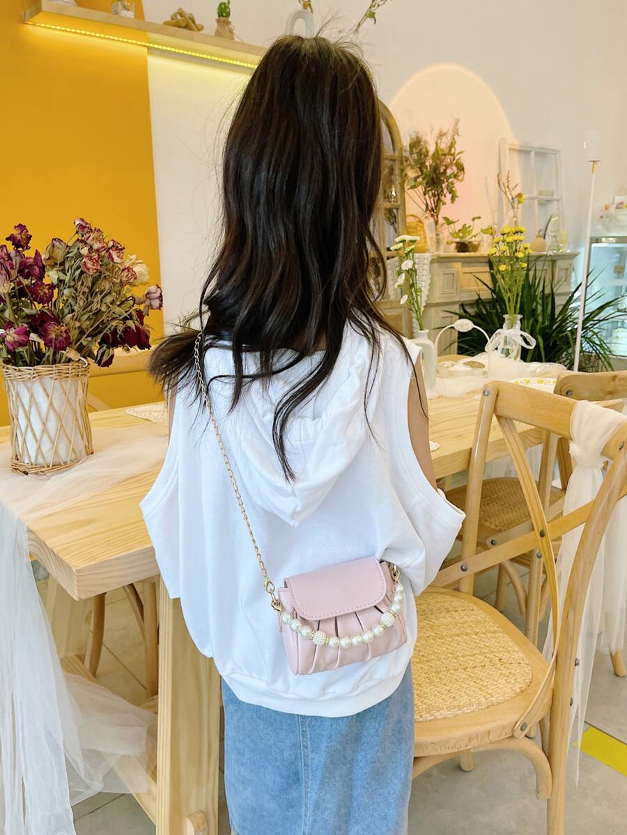 女孩珍珠雲朵包