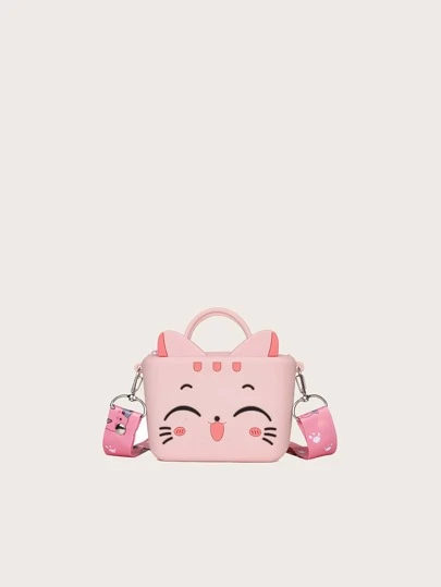 女孩卡通貓設計異形包