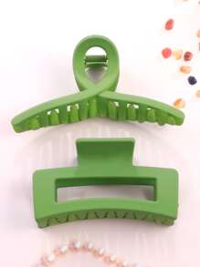 2入組幾何和交叉設計髮爪