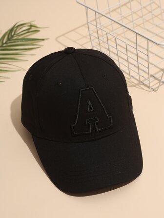 Niños Gorra de béisbol con diseño de parche de letra