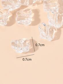 30 piezas Accesorio de joya DIY con mariposa - Blanco - Ver 3