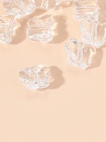 30 piezas Accesorio de joya DIY con mariposa - Blanco - Ver 4