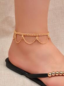 chuỗi vòng chân - Vàng - Xem 1