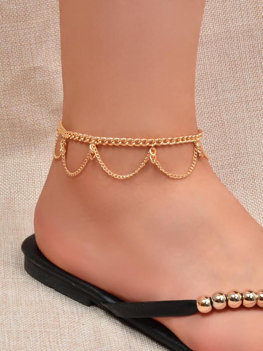 chuỗi vòng chân - Vàng - Xem 1