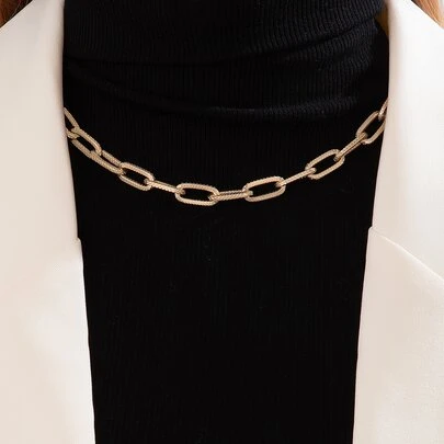 imoli 極簡風格鏈條樣式項鍊