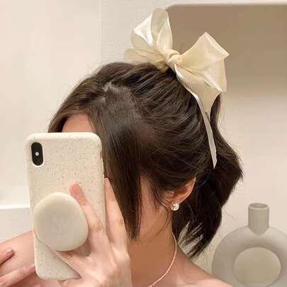 Bow Decor Banana Clip