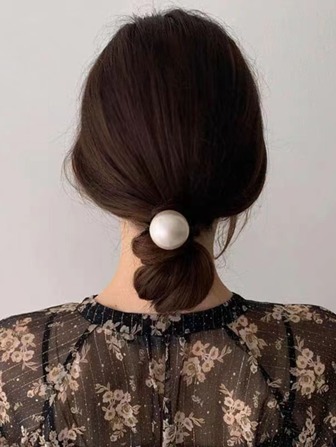 仿珍珠装饰发带