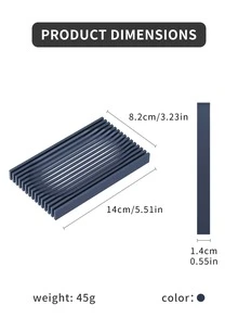 1 pieza Jabonera unicolor