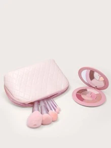 Roundtop Makeup Bag - Pink - View 2