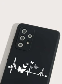 Ốp điện thoại Apple in hình điện tâm đồ, chống nước, chống sốc, chống rơi, chống trầy xước, phiên bản quốc tế, không phải phiên bản nội địa. - Đen và trắng - Xem 3