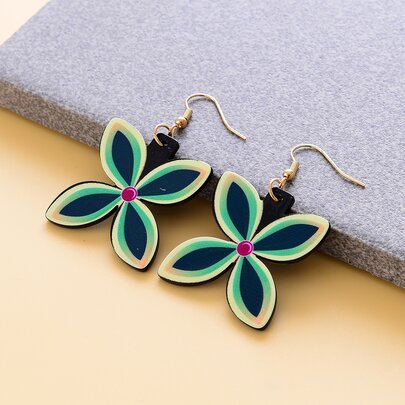 Flower Drop Earrings