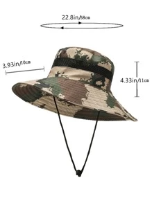 Anyfashion 1pc Camo Outdoor Sports Hat - Multicolor - View 3