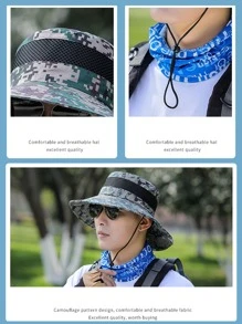 Anyfashion 1pc Camo Outdoor Sports Hat - Multicolor - View 5