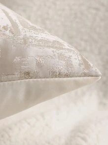 1 cái Vỏ gối Jacquard lụa hình học mô phỏng - Nhiều màu - Xem 4