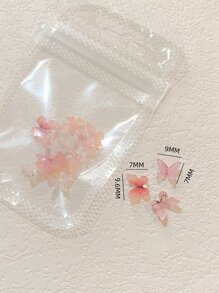 20入組蝴蝶結設計指甲藝術裝飾，DIY指甲寶石，美甲用品 - 彩色 - 查看 4