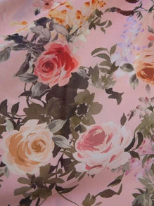 L'Amorae 女士度假风印花荷叶边吊带长裙 - 彩色 - 查看 8