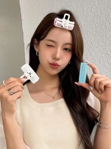 DAZY 3pcs Self-adhesive Hair Roller - Blue - View 1