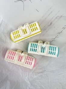 DAZY 3pcs Self-adhesive Hair Roller - Blue - View 8