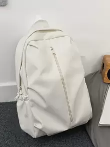 14 英寸 男士 简约书包 背包 小背包 笔记本电脑包 电脑包 书包 背包 双肩包 运动包 大学生书包 高中生 大学生 多功能 宿舍 秋季 圣诞节 尖叫包 背包 冬季 圣诞节 礼物 返校 沙滩包 笔记本电脑包 运动生活 白色包包 背包 旅行必备品 大包 春季 学习用品 学校背包 - 白色 - 查看 1