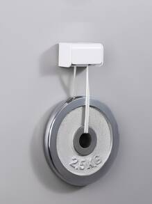 1 pieza Soporte para cepillo de dientes montado en la pared - Blanco - Ver 3