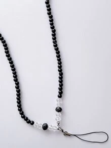 Tira de celular con cuenta - Negro - Ver 3