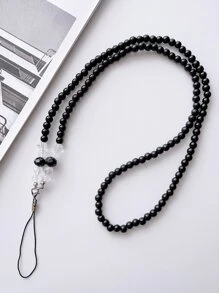 Tira de celular con cuenta - Negro - Ver 4