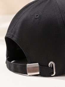 1pc Unisex Y2k Style Embroidered Flower Baseball Cap, Outdoor For Daily Commute With Simple Style Y2k Bucket Hat For Youth Sunshade Stylish Cap Valentine's Day Valentines