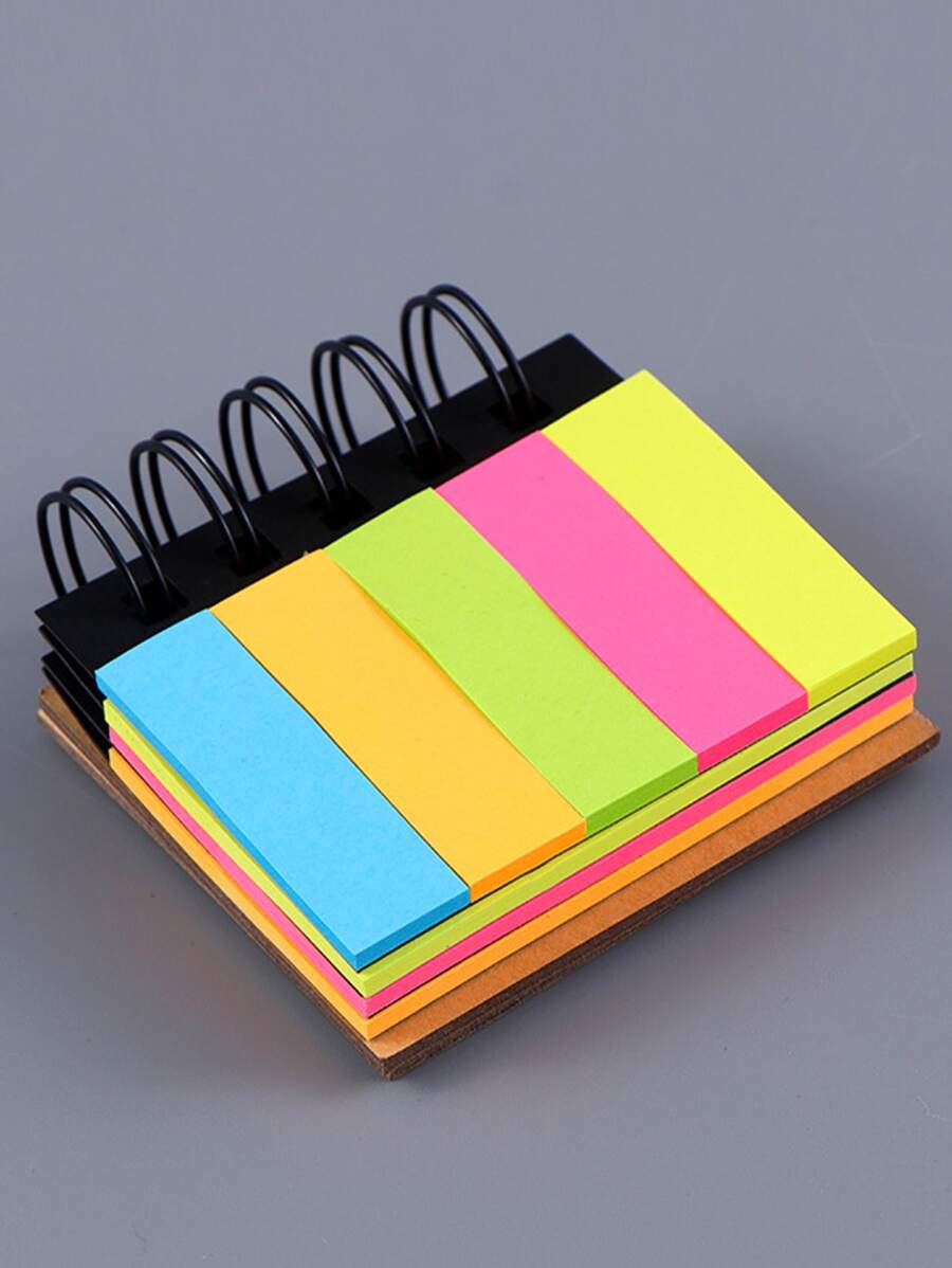 1pc Portable Memo Pad - Multicolor - View 1