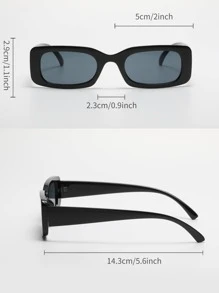 3 副女士方形框架太阳镜旅行配件休闲太阳镜海滩太阳镜女士海滩配饰太阳镜太阳镜太阳镜色调时尚遮阳优雅装扮家庭出游旅行度假夏季海滩度假、户外、旅行