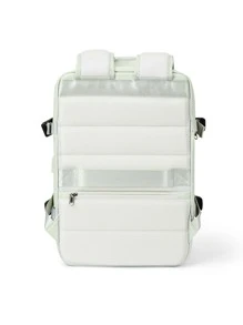 17英寸中號功能背包正面拉鍊帶 USB 充電端口書包書包書包書包背包學校背包筆記本電腦包電腦包書包背囊單肩包旅行包運動包書包學習用品高中高中生大學生初中生中學生在校學生研究生大學生學校大學生商務戶外徒步旅行露營運動 - 薄荷綠 - 查看 6