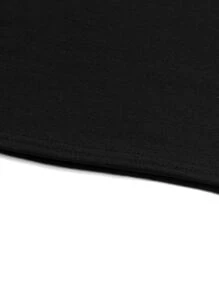 Manfinity Homme Men Contrast Piping Tee - Black - View 6