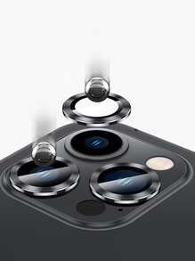 3入組鏡頭保護膜，相容於 iPhone 15/15Pro/15Plus/15Promax - 黑色 - 查看 2