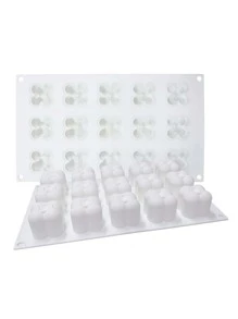 1 个立方体蜡烛硅胶模具