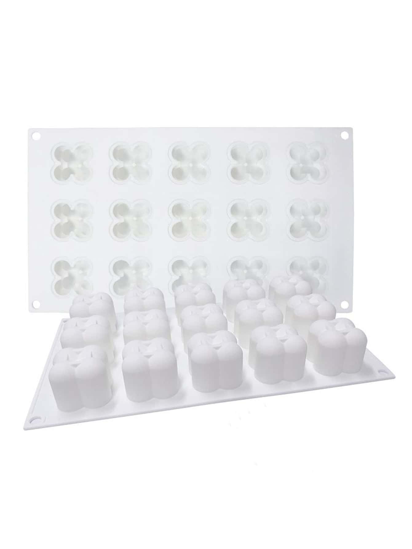 1 个立方体蜡烛硅胶模具