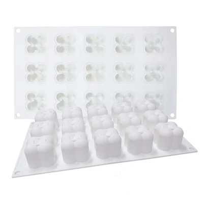 1 个立方体蜡烛硅胶模具