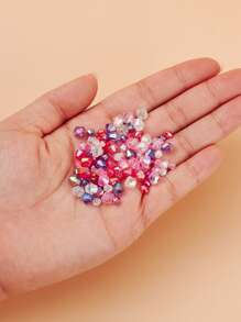 1 caja Accesorio de joya DIY cuenta - Multicolor - Ver 4