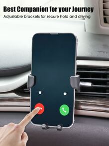 汽車出風口手機座 - 黑色 - 查看 10